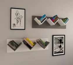 shelves birds checkboxes Low-poly  3D model