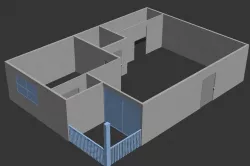 Simple house  3D model