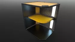 Ski-FI Table Low-poly  3D model