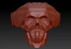 Skull ring 3D model