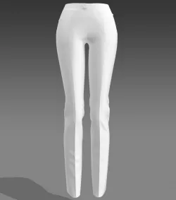 Slacks women pants woman slacks 3D model