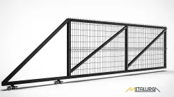 Sliding Gates made in Solidworks 3D model