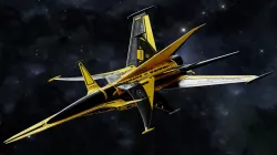 Space ship Low-poly  3D model