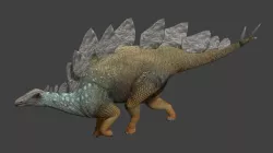 Stegosaurus Low-poly  3D model