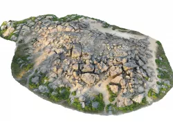 Stone formation 3D model