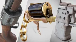Strange Guns Collection Low-poly  3D model