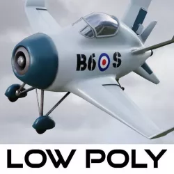 Stylized Airplane 3D Model 3D model