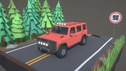 Stylized Offroad Car 3 Low-poly  3D model