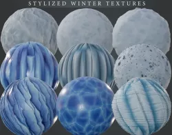 Stylized Winter Texture Pack Texture