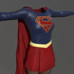 Supergirl CW  3D model