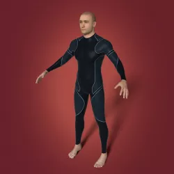 Surfer - Swimmer 3D model