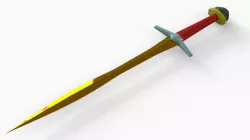Sword 3d model 3D model