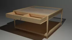 Table 3D model
