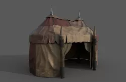 Tent - 01 Low-poly  3D model
