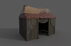 Tent - 03 Low-poly  3D model