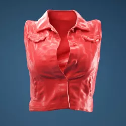 Tiny Jeans Jacket 3D model