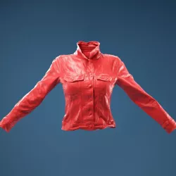Tiny Jeans Jacket Closed 3D model