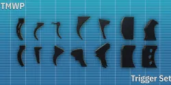 TMWP Trigger set PBR Low-poly  3D model