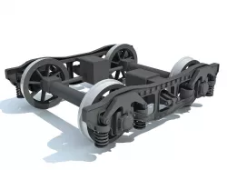 Train Wheels 3D model