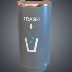 Trash bin Low-poly  3D model
