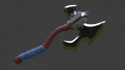 Valirian steel axe Low-poly  3D model