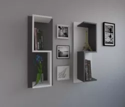 vertical book shelves Low-poly  3D model