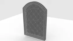 Victorian Window 3D model