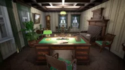 VINTAGE OFFICE UNREAL ENGINE 4 Low-poly  3D model