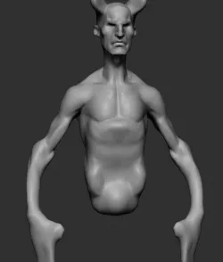 W Creature 3D model