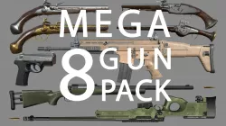 Weapon - Gun - Mega Bundle Pack 3D Model Collection