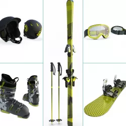 Winter Sport Equipment Ski and Snow 3D model