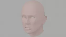woman face 3D model