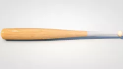 Wooden Baseball Bat 3D model