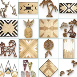 Wooden Decoration 3D model
