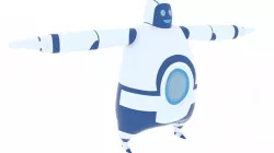 Zachai Humanoid Mascot 3D model