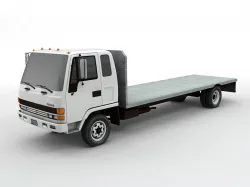  1991 Isuzu Flatbed Truck 3D model
