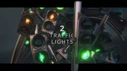  2 Traffic Lights 3D model