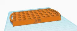 270 Reloading Tray with handles 3D model