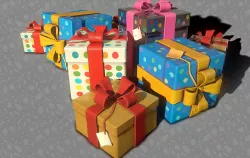 3D Birthday Presents - Game Ready Low-poly  3D model