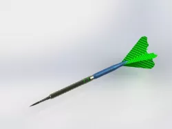 3D darts 3D model
