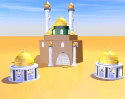 3d model Mosque 3D model