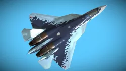 3D Modewl PBR Su-57 Russian 5th Gen Fighter Low-poly  3D model