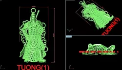 3d statue template 3D model