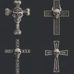 3d STL models for CNC router cross set8 3D model