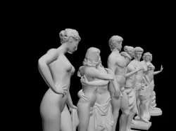 7 ancient Greek god sculpture 3D models 3D model