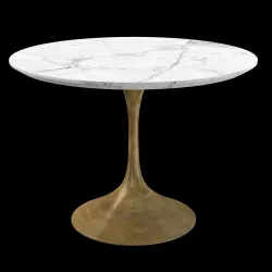 Aero Marble Dining Table Low-poly  3D model