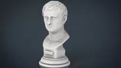 Agrippa Bust Low-poly  3D model