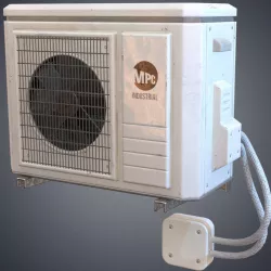 Air conditioner Low-poly  3D model