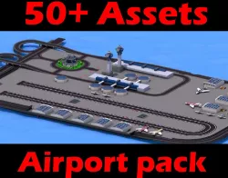 Airport pack gta sa style Low-poly  3D model