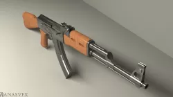 AK 47  3D model